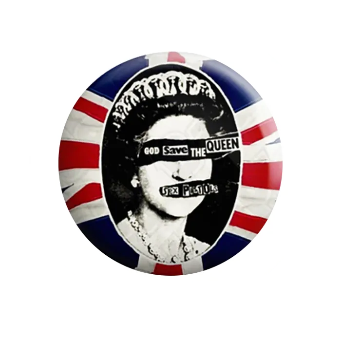 God Save The Queen Badge